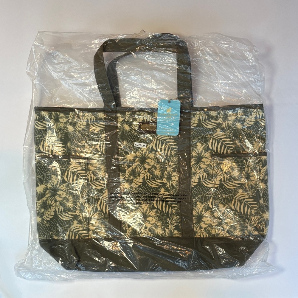 NEW! Caribbean Joe Oversized Tote / Overnight Bag - Picture 2 of 7